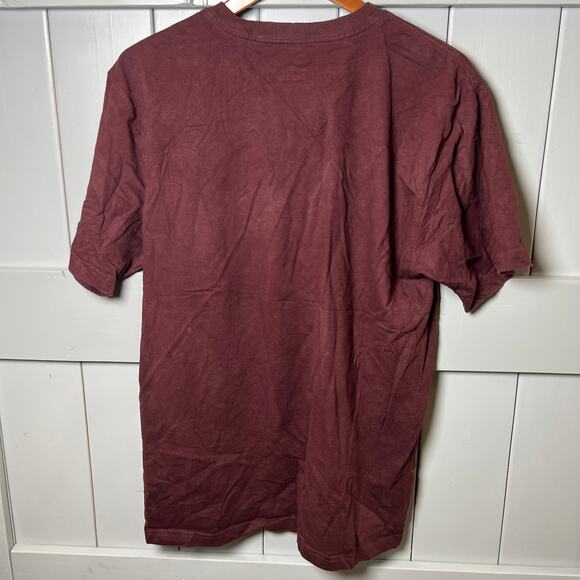 Carhartt Men's Maroon Tee Size M - Picture 4 of 5